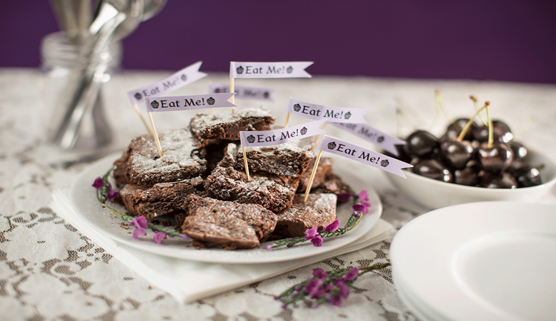 Brownies med flag