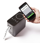 PT-P750W labelprinter og smartphone